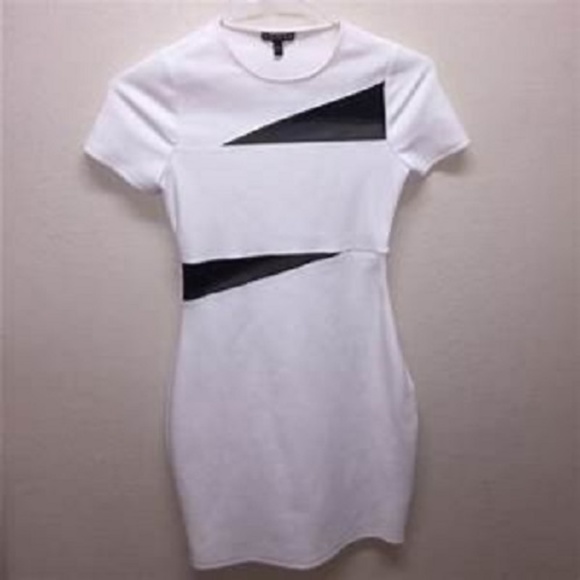 Express Dresses & Skirts - Express 2 Ivory Dress Black Mesh NWOT A41